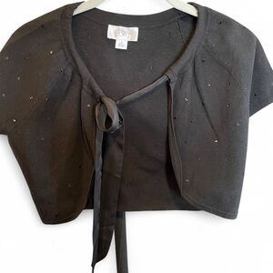 LOFT Black Tie Shrug
